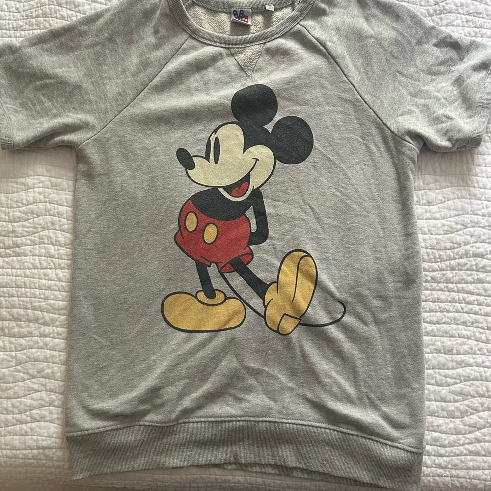 Junk Food Clothing Mickey Mouse adult  T-Shirt - Gray